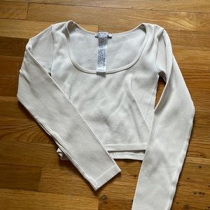 zara long sleeve top xs/s